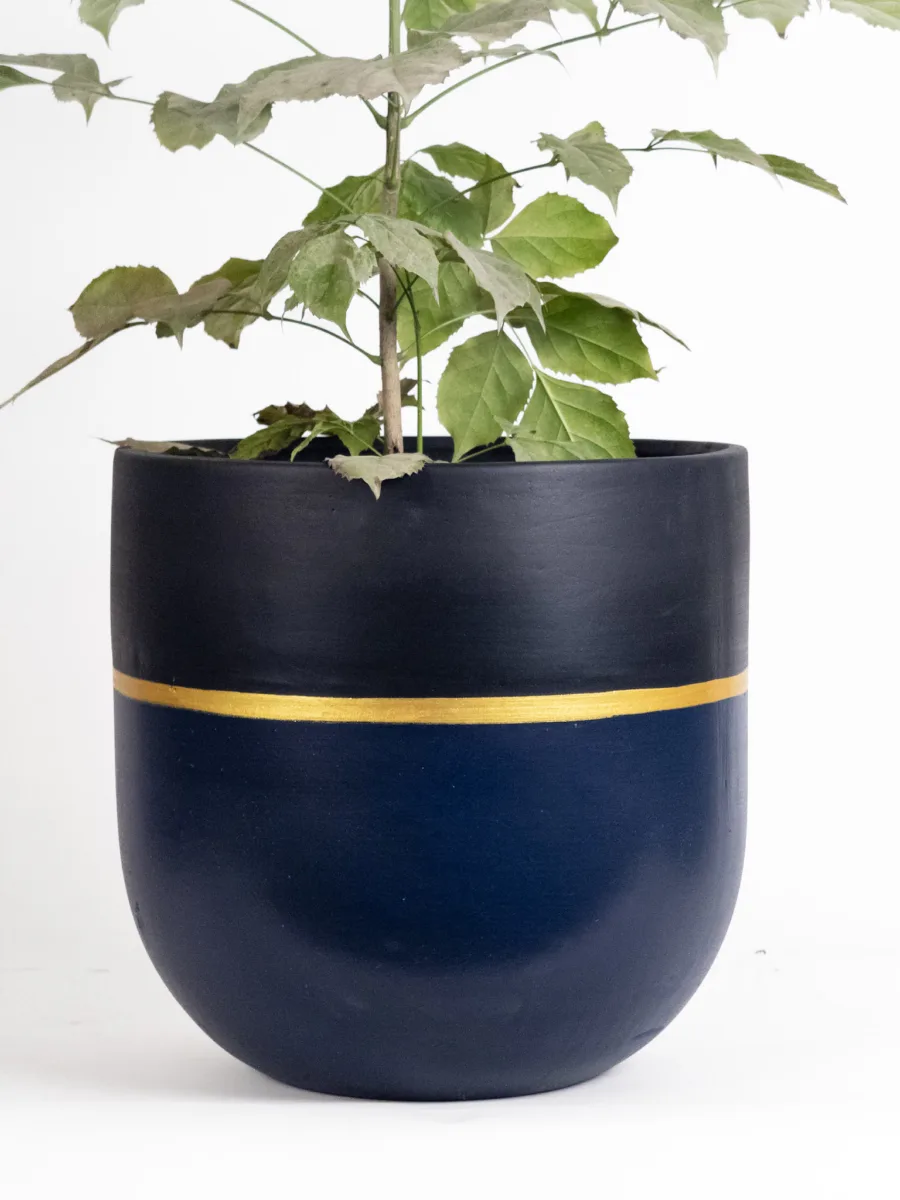 Classic Ceramic Planter — 8" Dia × 8" Height — Primary View