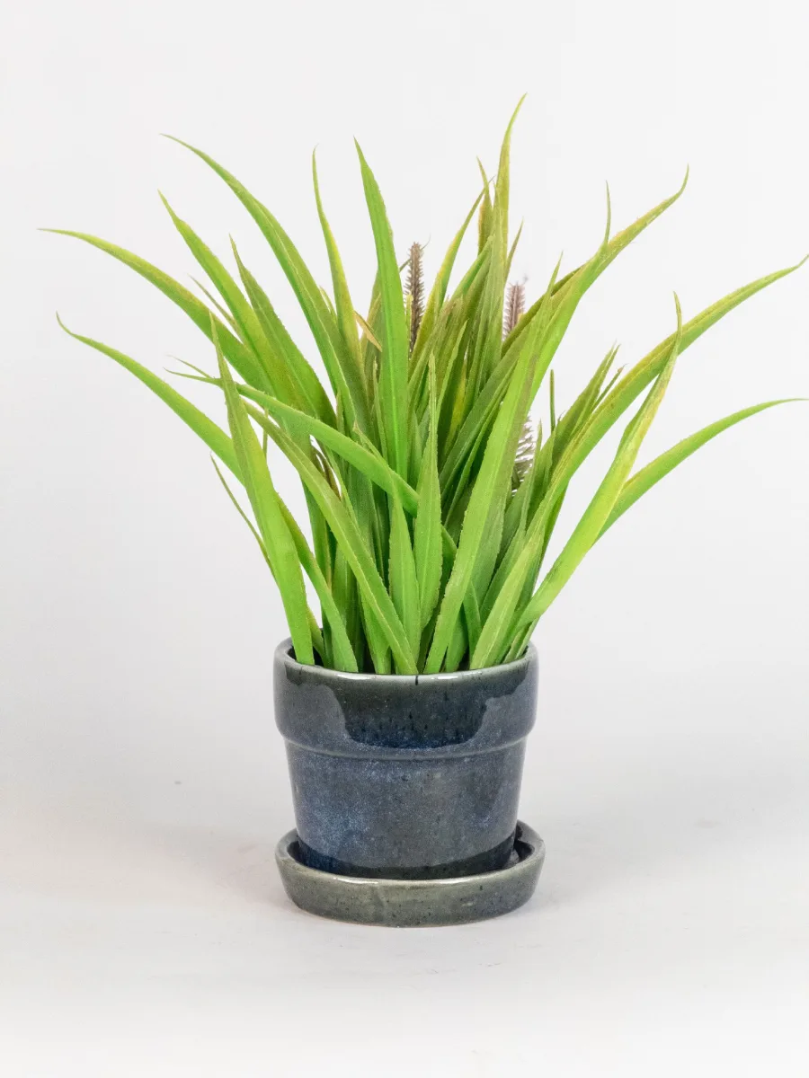 Classic Ceramic Planter — 3" Dia × 3" Height — Primary View
