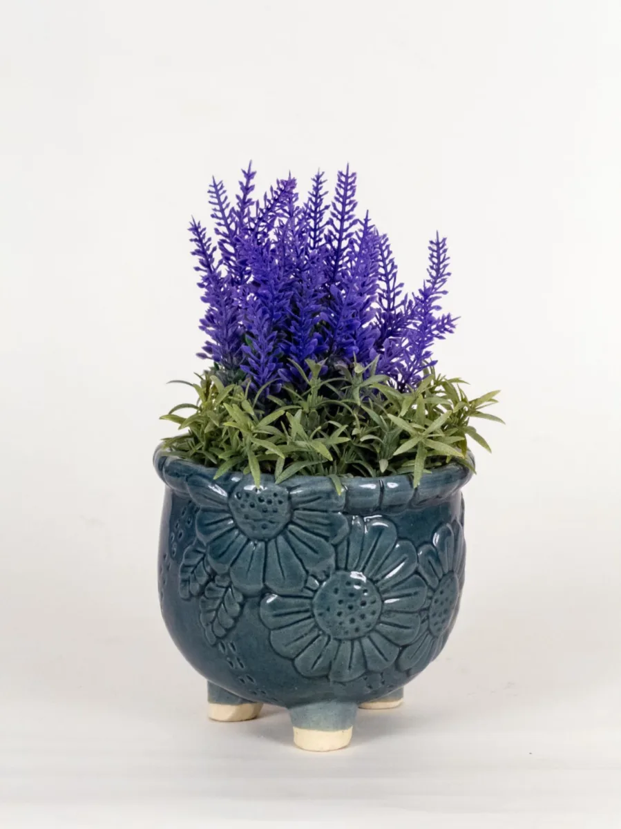 Classic Ceramic Planter — 6" Dia × 9.5" Height — Primary View