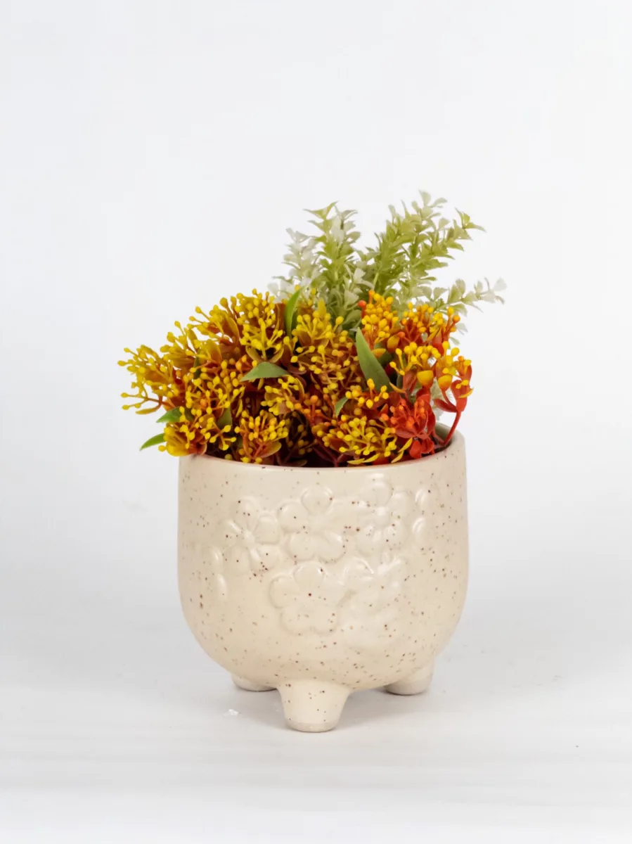Classic Ceramic Planter — 6" Dia × 9.5" Height — Primary View