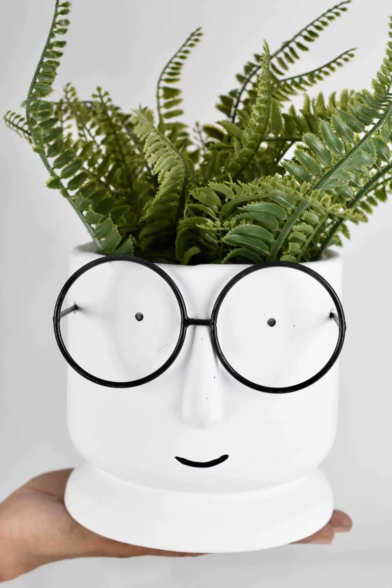 Classic Ceramic Planter — 5" Dia × 4" Height — Primary View