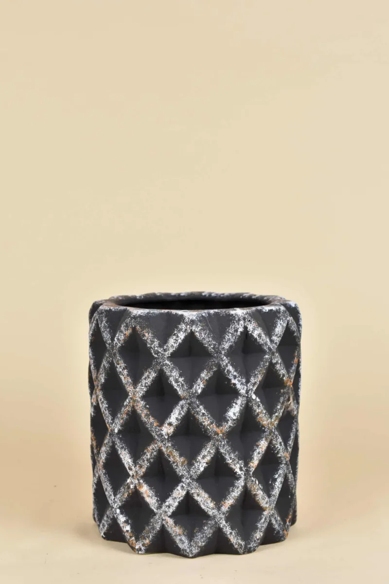 Classic Ceramic Planter — 6" Dia × 5.5" Height — Primary View