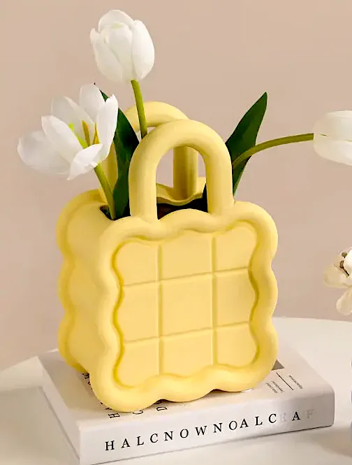 Classic Ceramic Planter — 7" Dia × 12" Height — Primary View