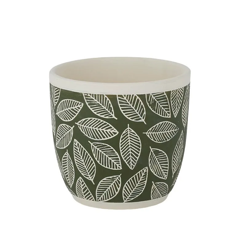 Classic Ceramic Planter — 5" Dia × 4" Height — Primary View
