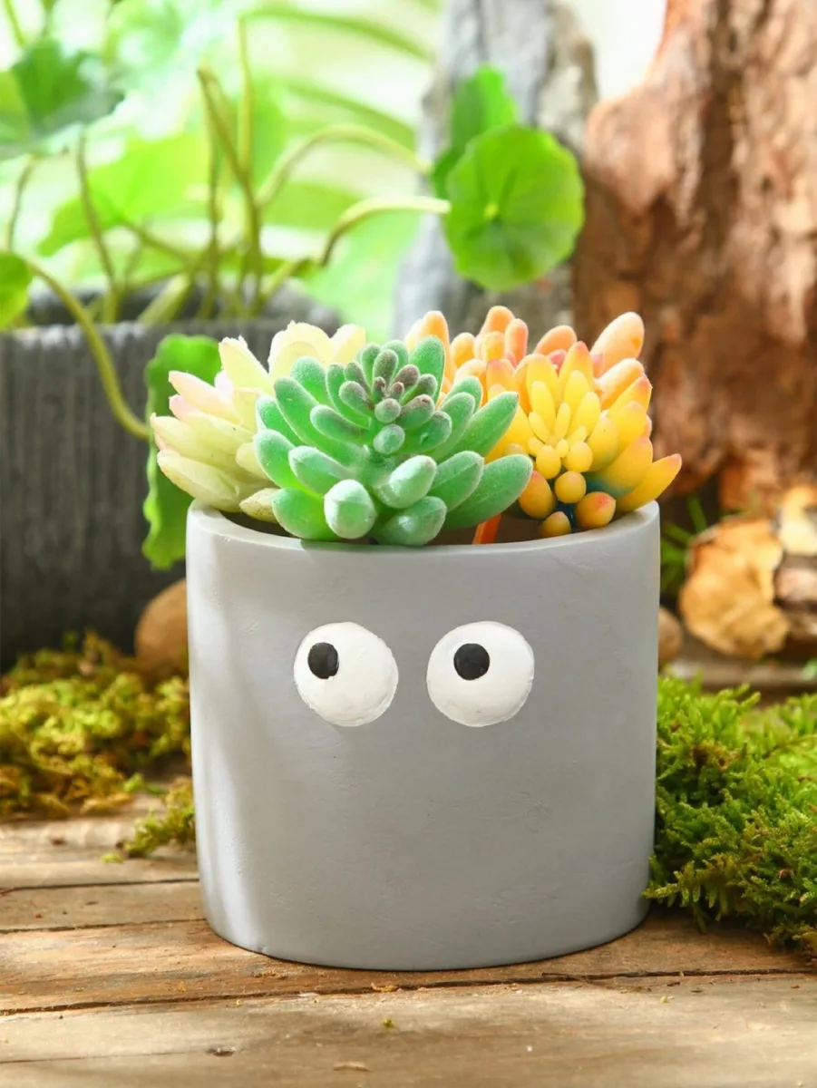 Classic Ceramic Planter — 5.5" Dia × 5" Height — Primary View
