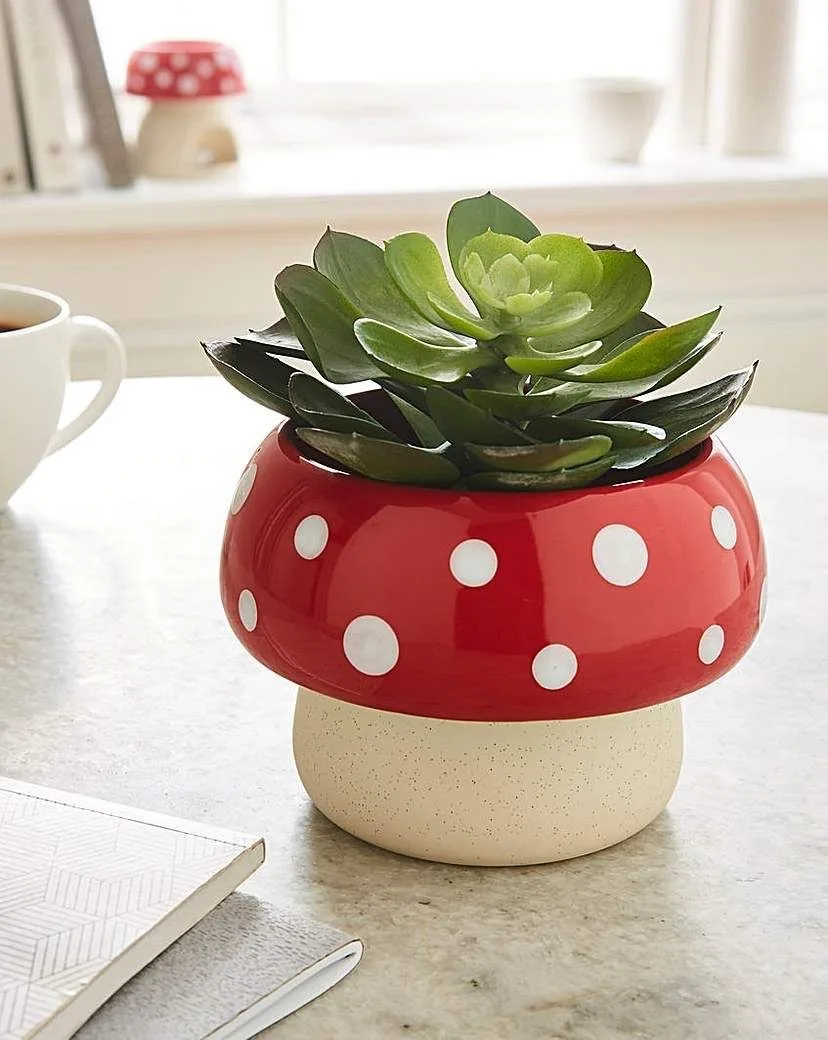 Classic Ceramic Planter — 3.5" Dia × 4" Height — Primary View
