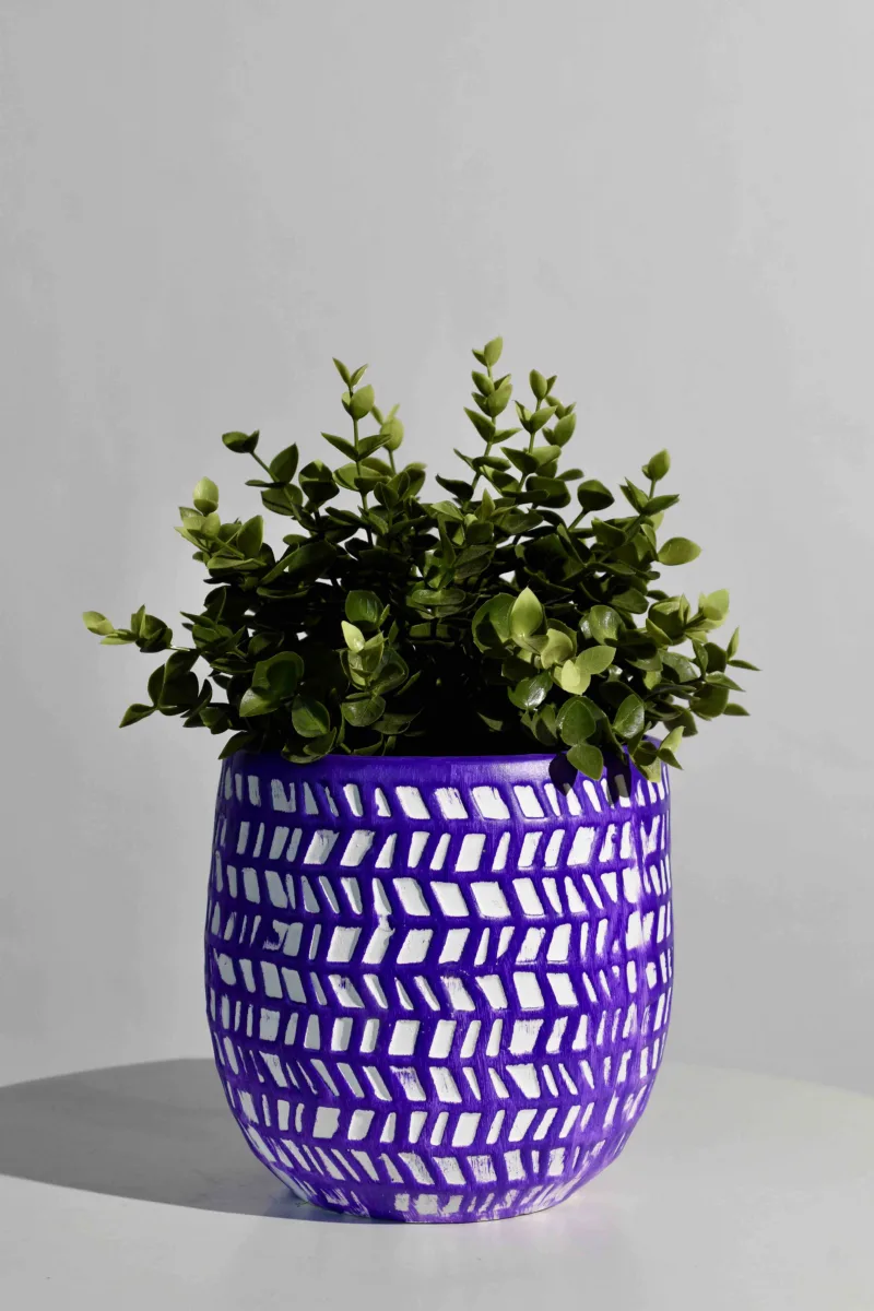 Classic Ceramic Planter — 6" Dia × 4.5" Height — Primary View