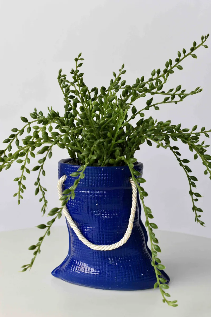 Classic Ceramic Planter — 5" Dia × 6.5" Height — Primary View