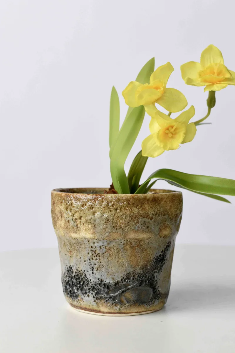 Classic Ceramic Planter — 7" Dia × 7" Height — Primary View