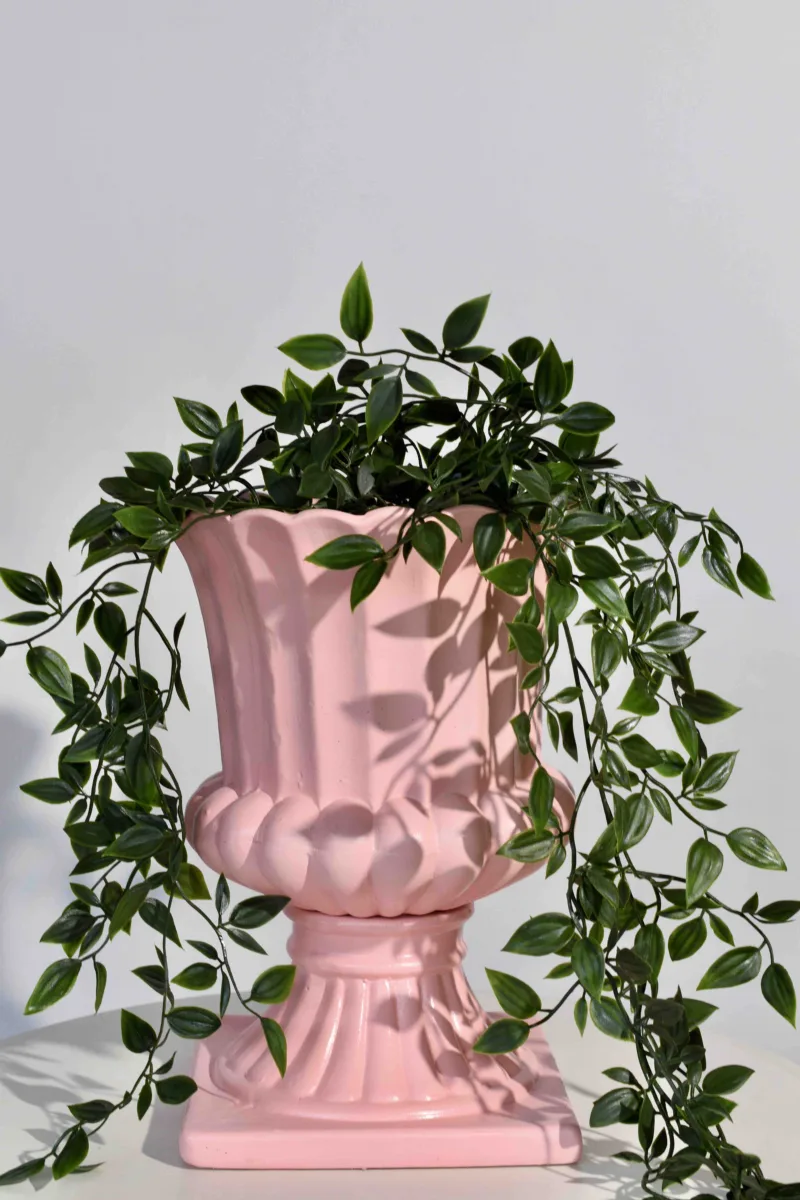 Classic Ceramic Planter — 9" Dia × 7" Height — Primary View