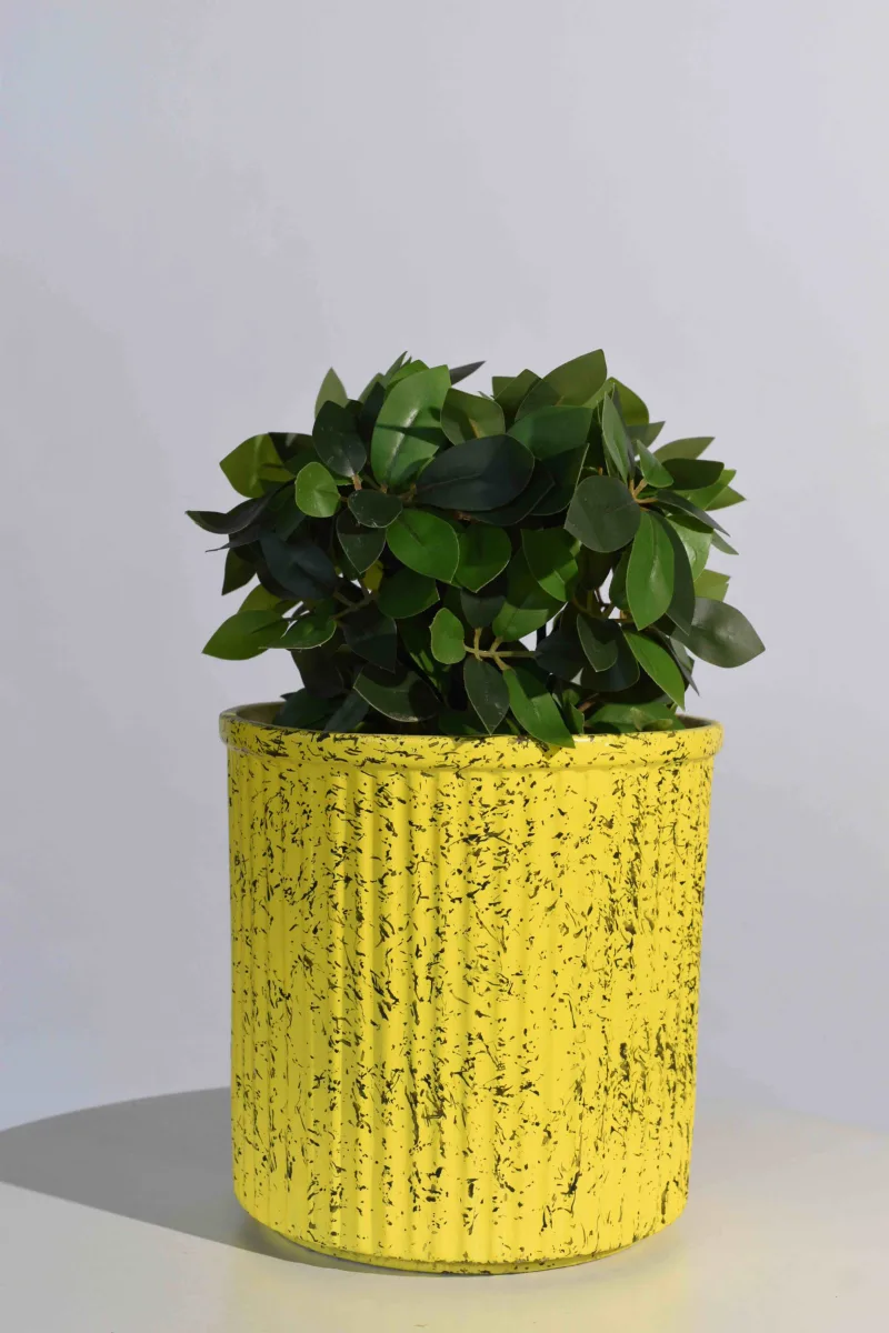 Classic Ceramic Planter — 5" Dia × 4" Height — Primary View