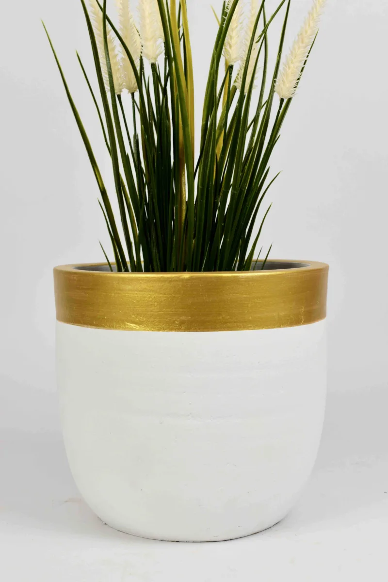Classic Ceramic Planter — 7" Dia × 7" Height — Primary View