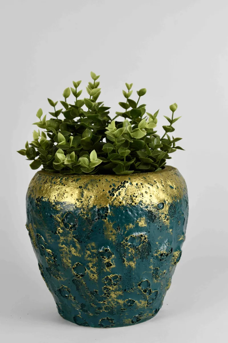 Classic Ceramic Planter — 5" Dia × 5" Height — Primary View