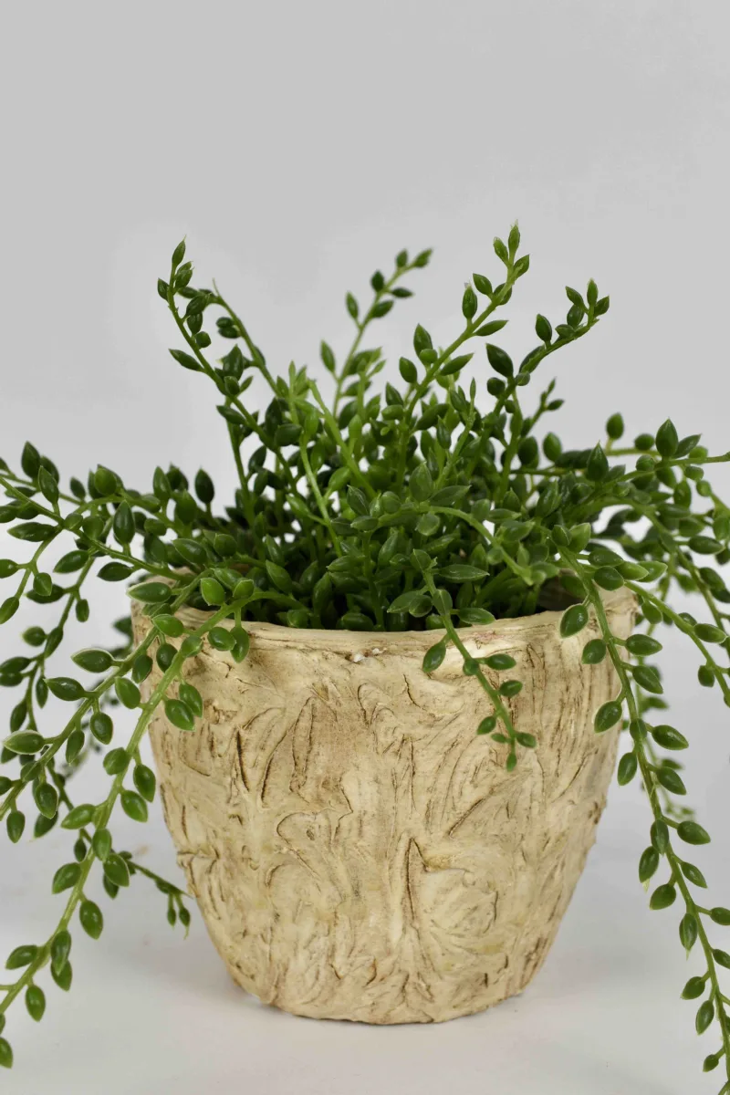 Classic Ceramic Planter — 4" Dia × 4" Height — Primary View