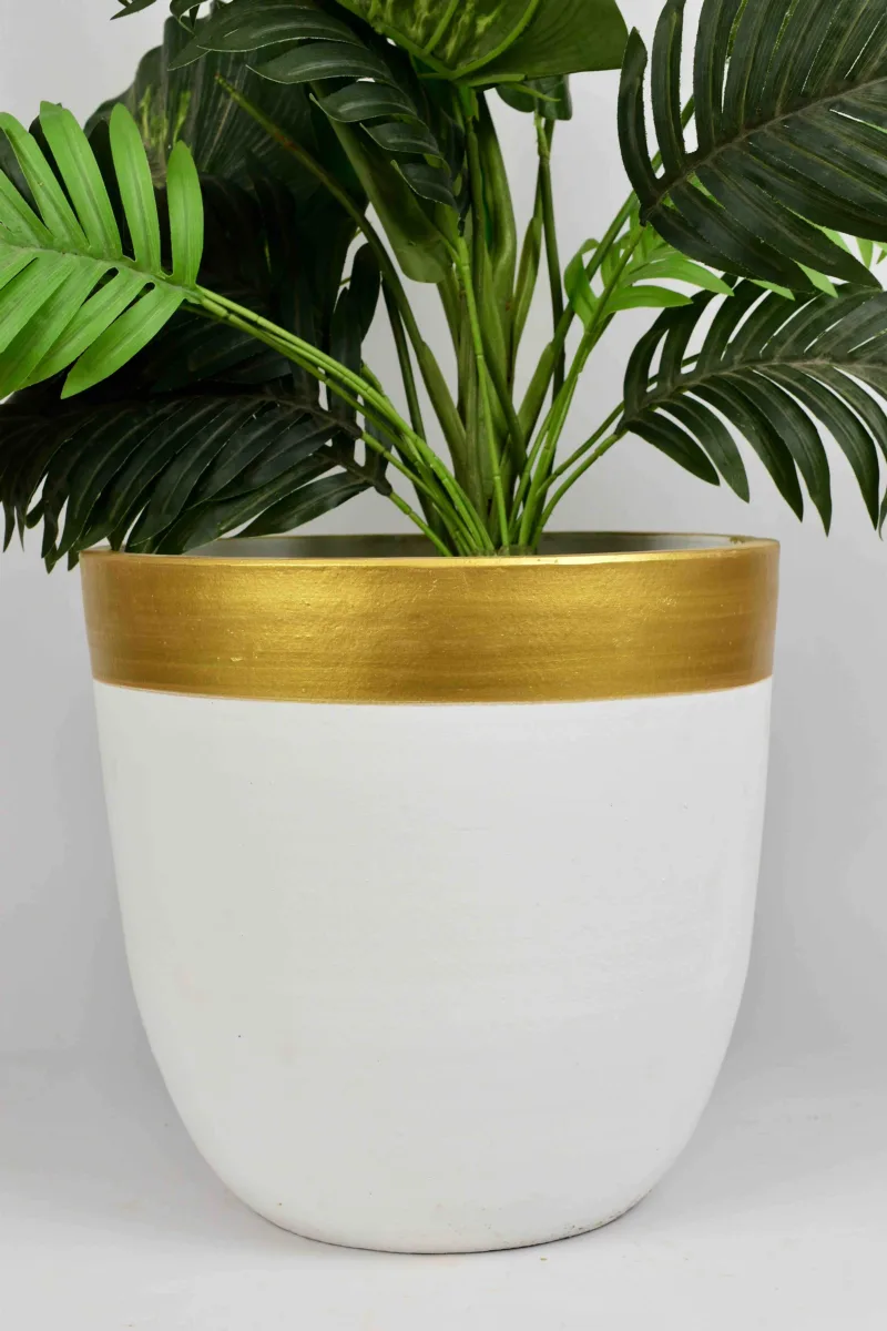 Classic Ceramic Planter — 5" Dia × 4" Height — Primary View