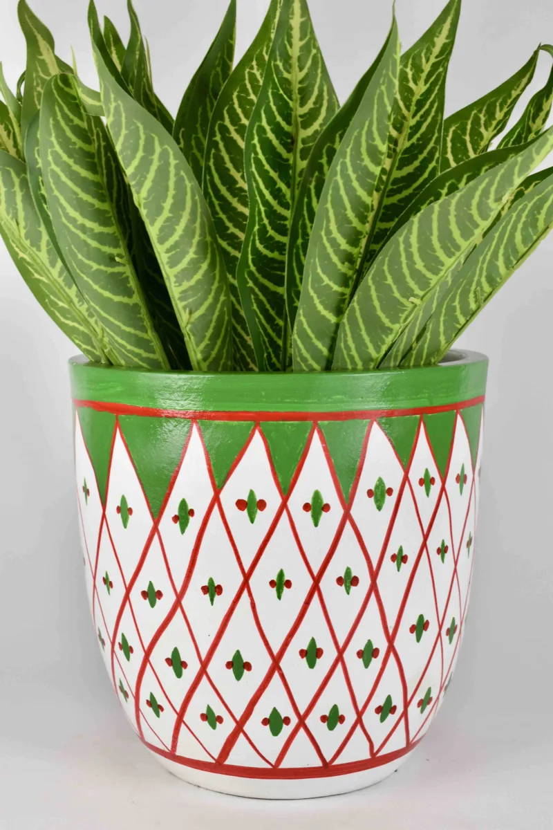 Classic Ceramic Planter — 8.5" Dia × 12" Height — Primary View