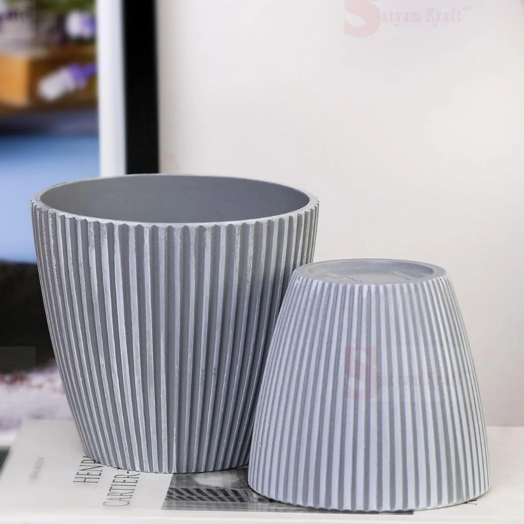 Classic Ceramic Planter — 7.5" Dia × 4" Height — Primary View