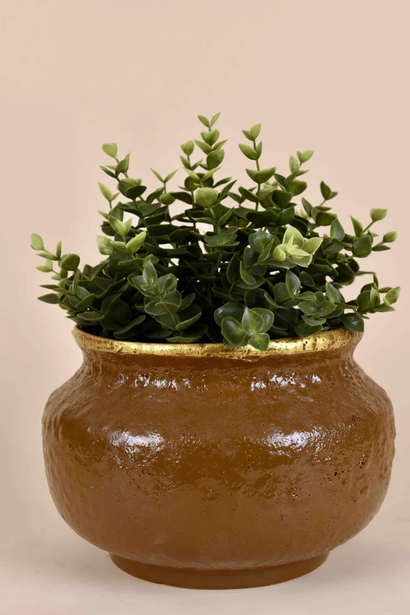 Classic Ceramic Planter — 3" Dia × 3" Height — Primary View