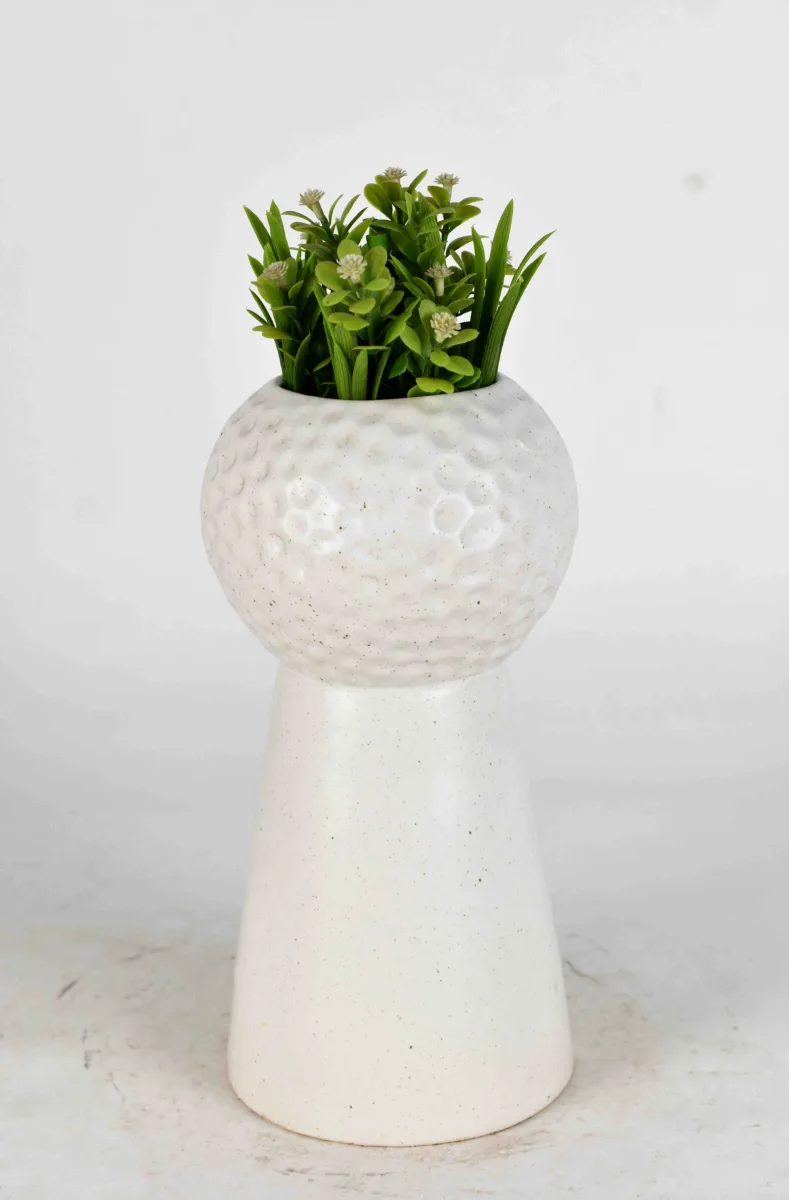 Classic Ceramic Planter — 12.5" Dia × 9.5" Height — Primary View