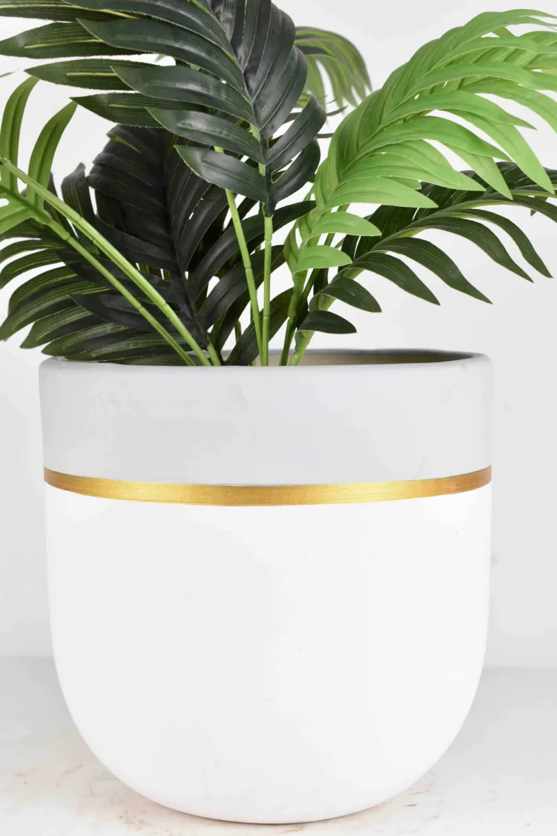 Classic Ceramic Planter — 8" Dia × 7" Height — Primary View