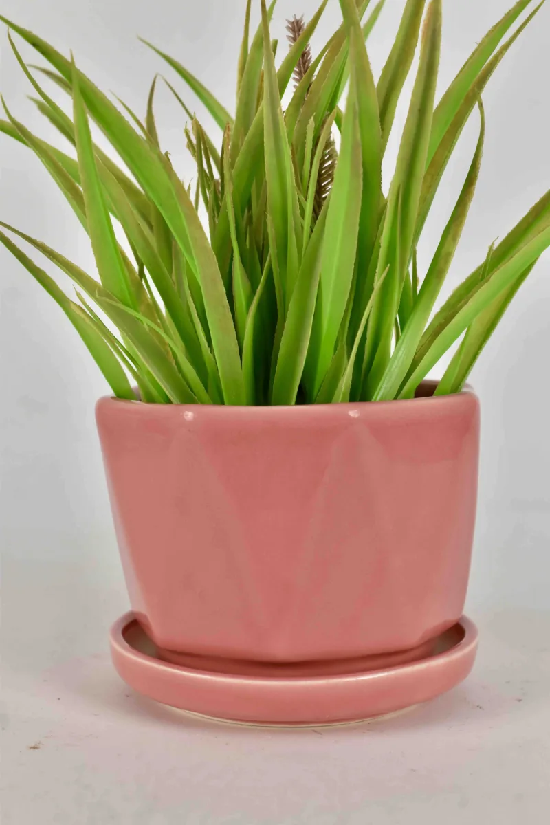 Classic Ceramic Planter — 10" Dia × 10" Height — Primary View