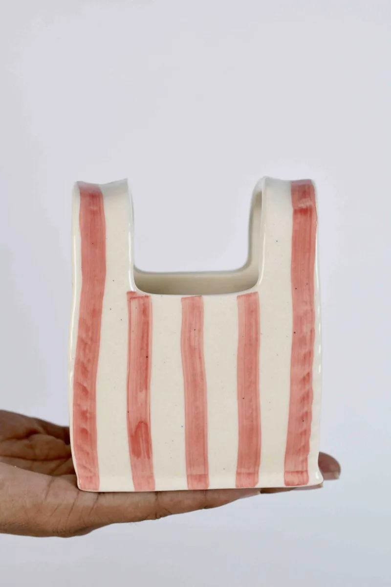 Classic Ceramic Planter — 5" Dia × 4" Height — Primary View