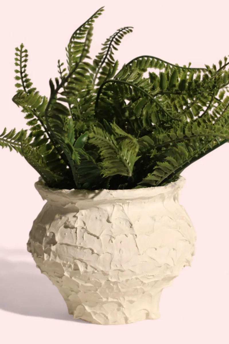 Classic Ceramic Planter — 6" Dia × 5" Height — Primary View