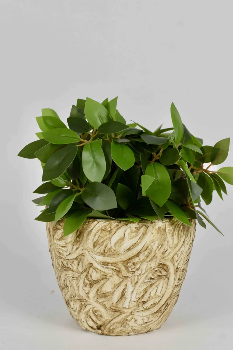 Classic Ceramic Planter — 9" Dia × 6.5" Height — Primary View