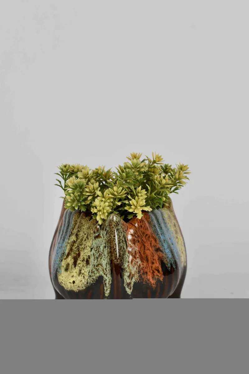 Classic Ceramic Planter — 5.5" Dia × 4.5" Height — Primary View