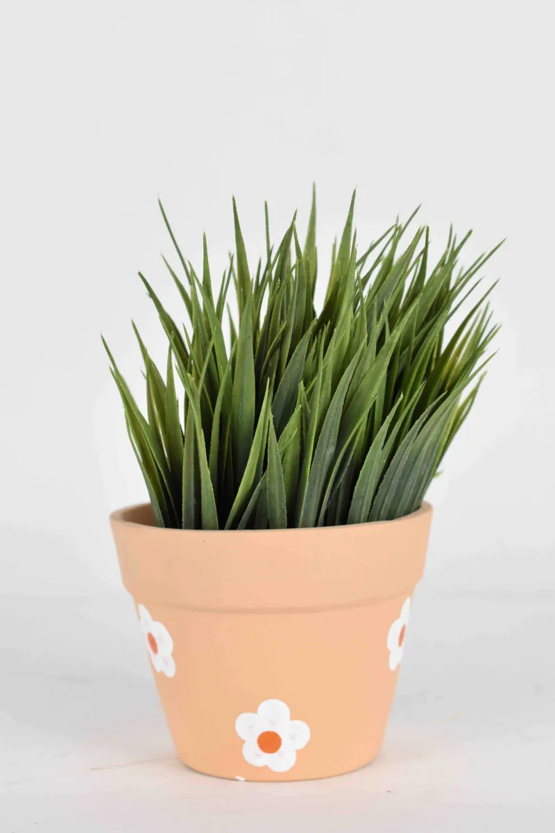Classic Ceramic Planter — 9" Dia × 6.5" Height — Primary View