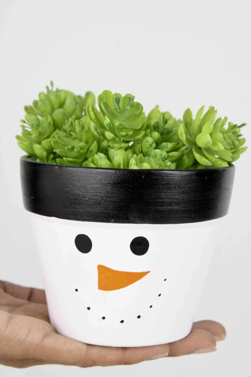 Classic Ceramic Planter — 6" Dia × 7" Height — Primary View