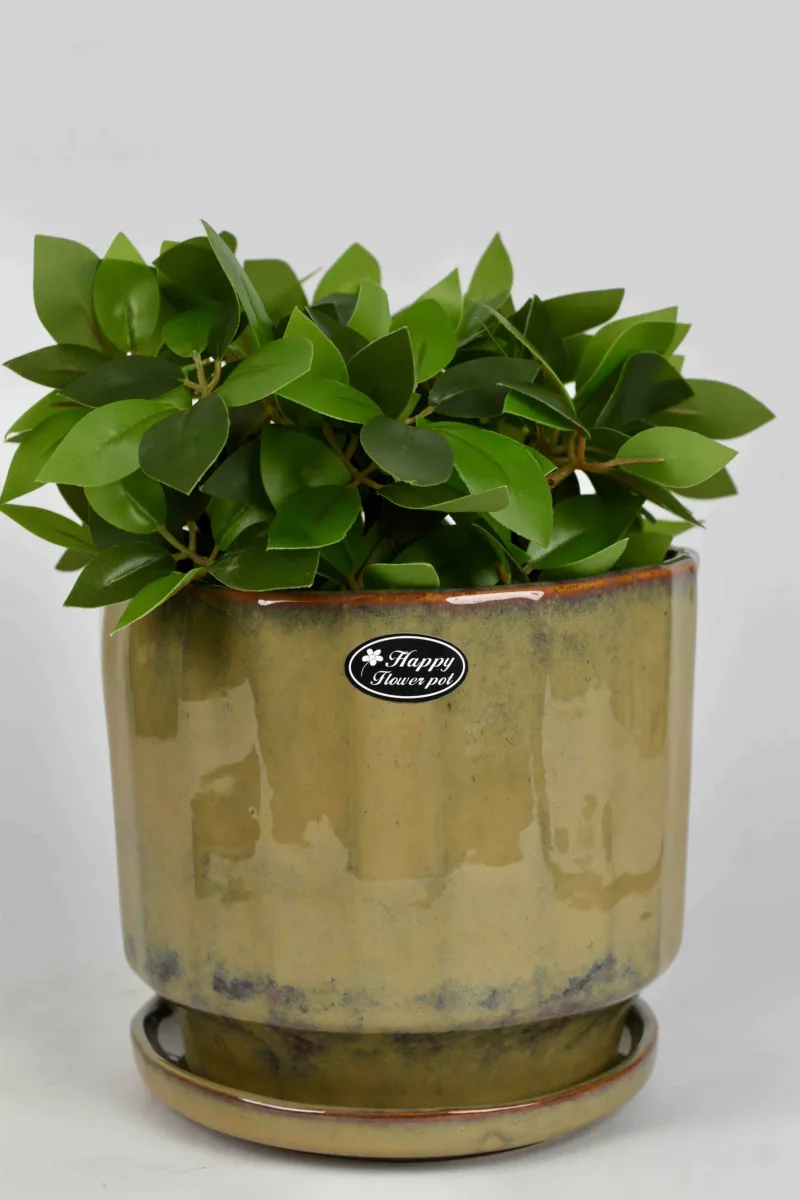 Classic Ceramic Planter — 8.5" Dia × 8.5" Height — Primary View