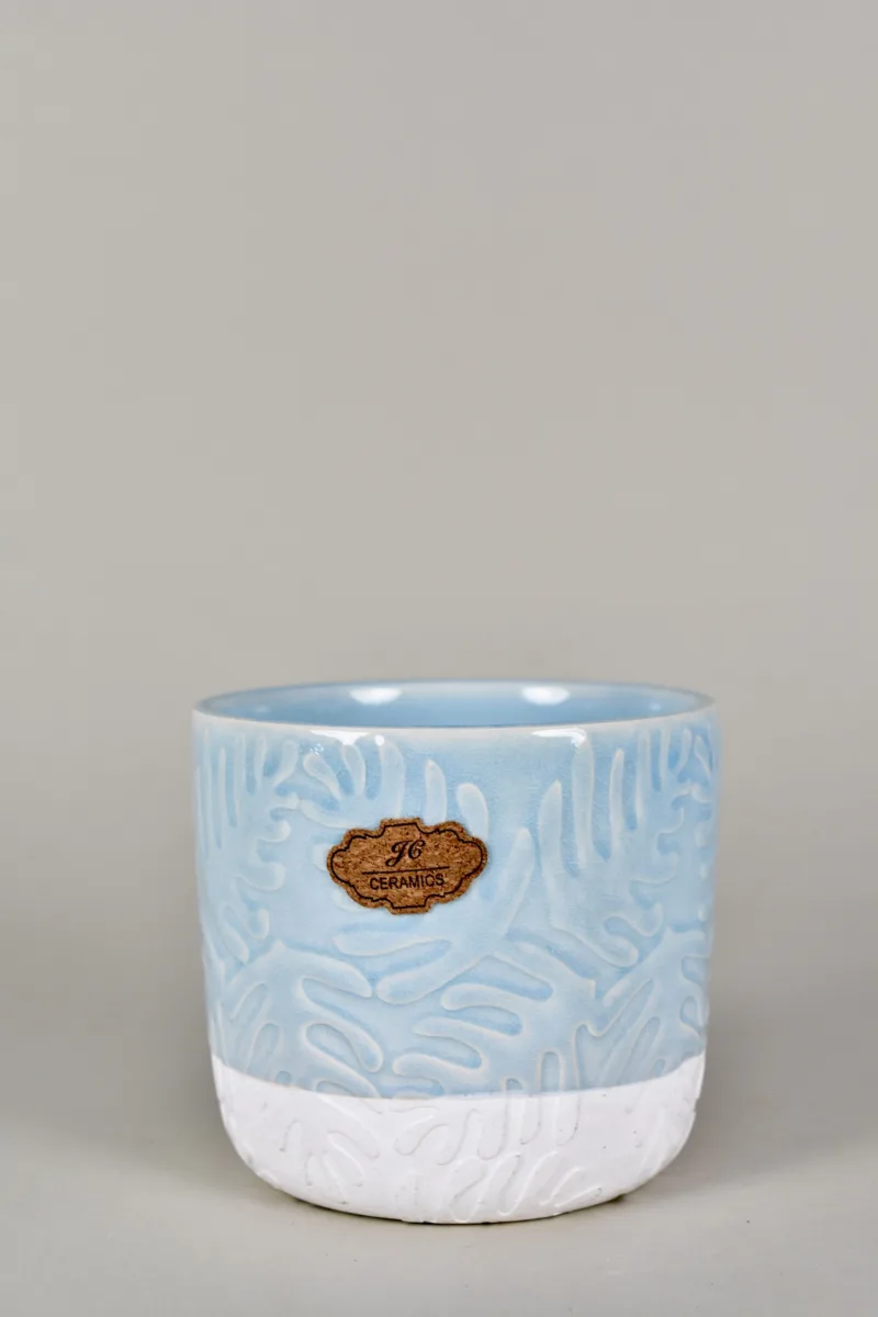 Classic Ceramic Planter — 6" Dia × 5.5" Height — Primary View