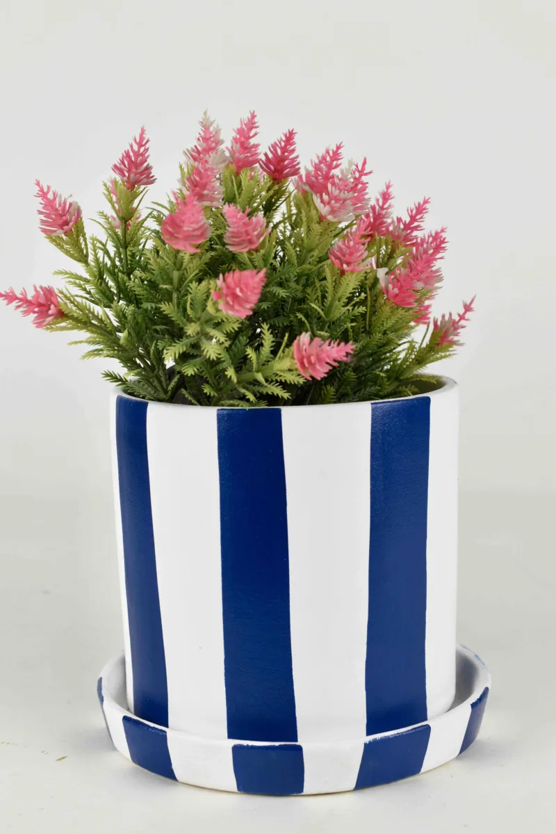 Classic Ceramic Planter — 5" Dia × 5.5" Height — Primary View