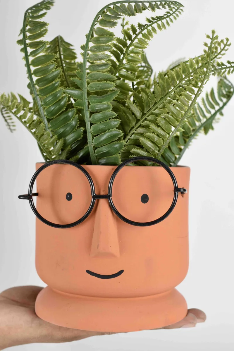 Classic Ceramic Planter — 5" Dia × 5.5" Height — Primary View