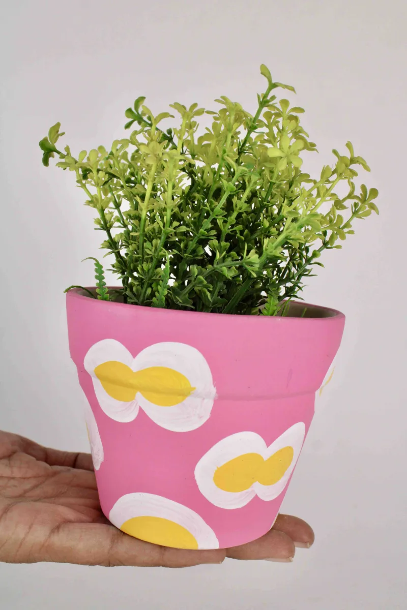 Classic Ceramic Planter — 5" Dia × 4.5" Height — Primary View