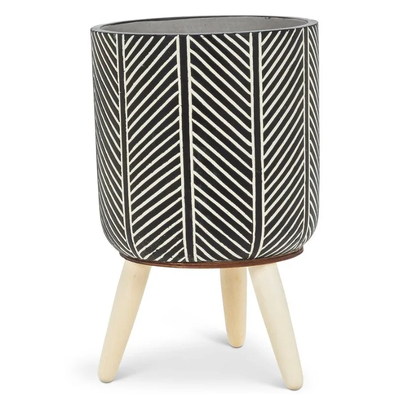 Classic Ceramic Planter — 10.5" Dia × 7" Height — Primary View
