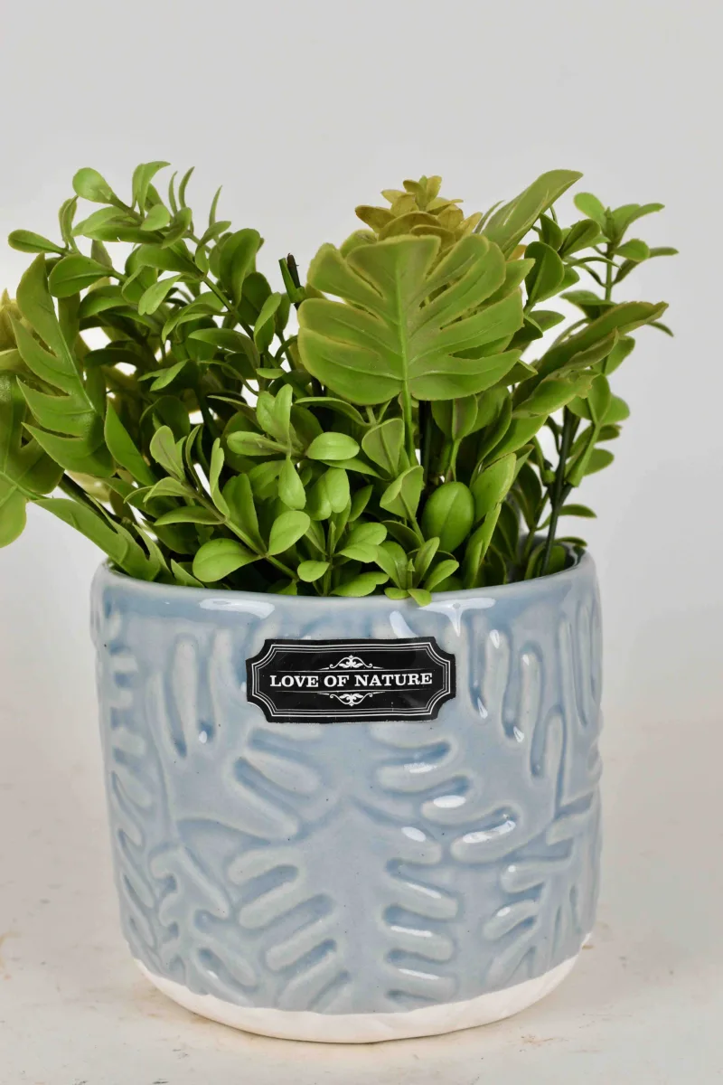 Classic Ceramic Planter — 11" Dia × 10" Height — Primary View