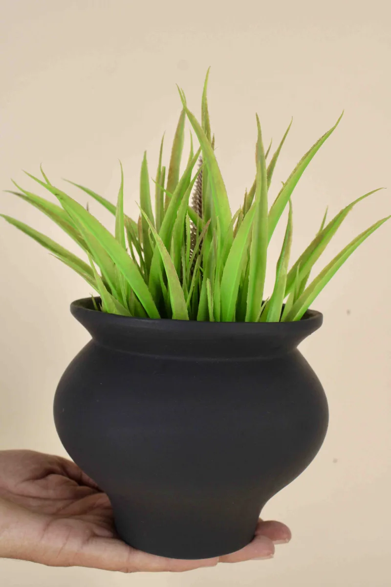 Classic Ceramic Planter — 5" Dia × 4" Height — Primary View