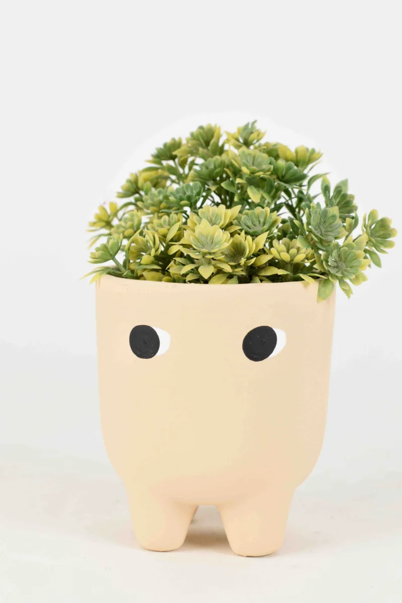 Classic Ceramic Planter — 3.5" Dia × 4" Height — Primary View