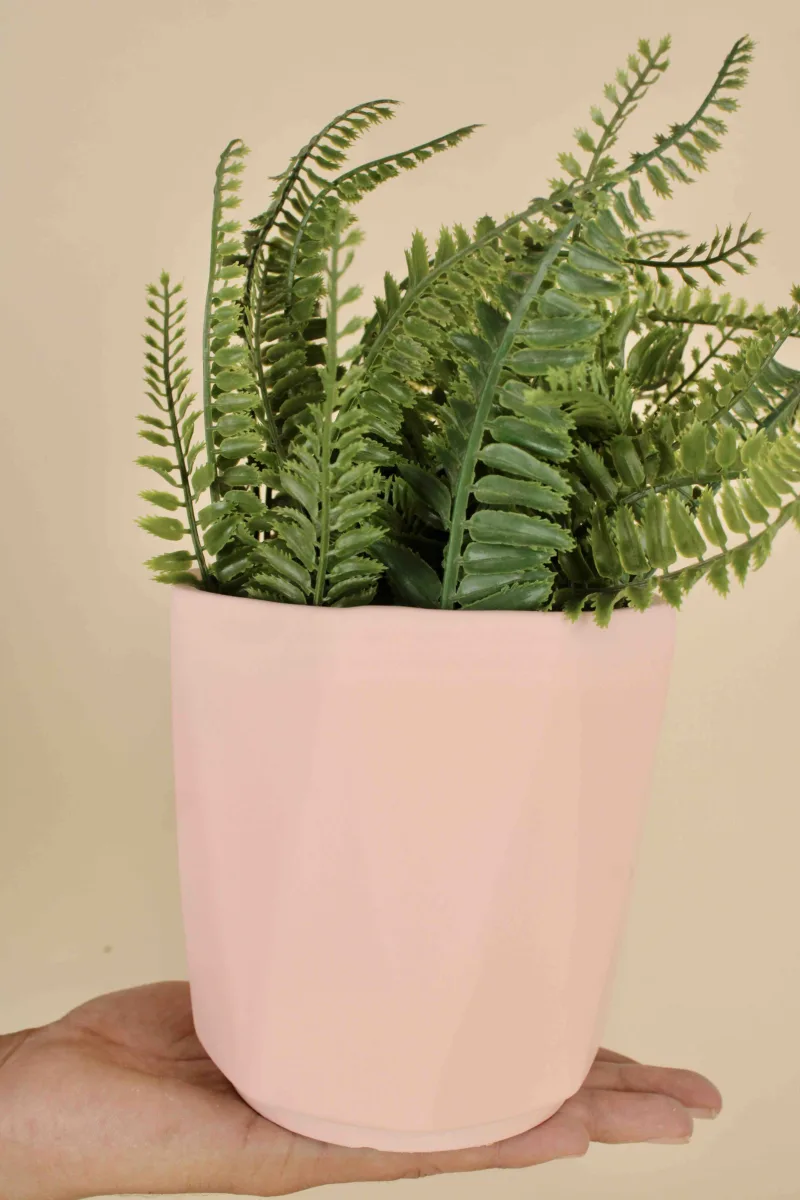 Classic Ceramic Planter — 8" Dia × 7" Height — Primary View