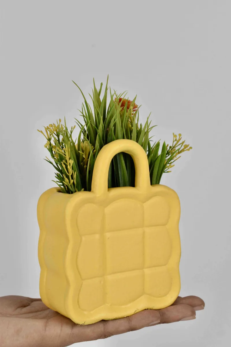 Classic Ceramic Planter — 4.5" Dia × 4.5" Height — Primary View