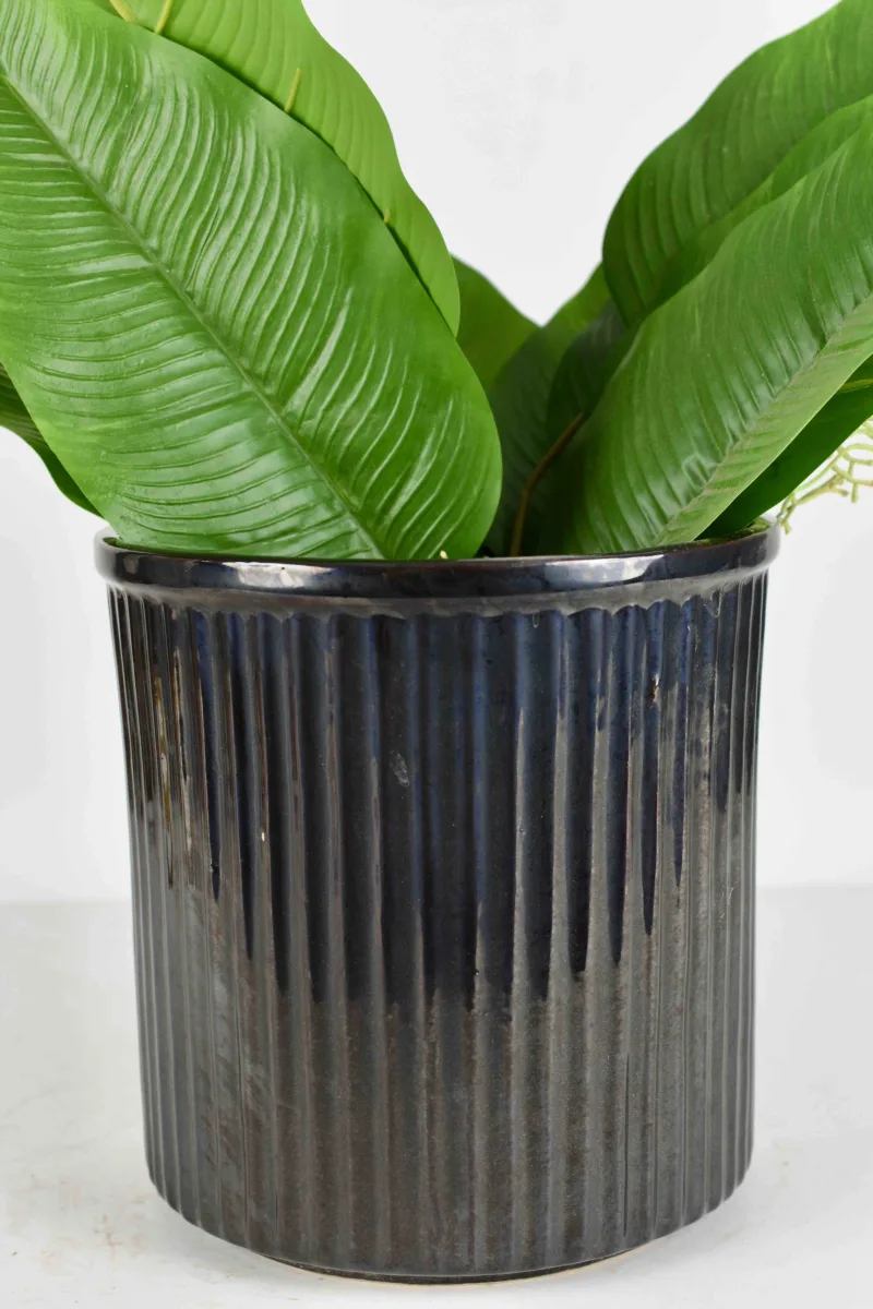 Classic Ceramic Planter — 5" Dia × 4" Height — Primary View