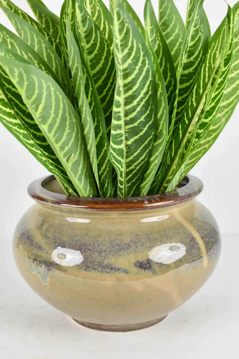 Classic Ceramic Planter — 6" Dia × 7" Height — Primary View