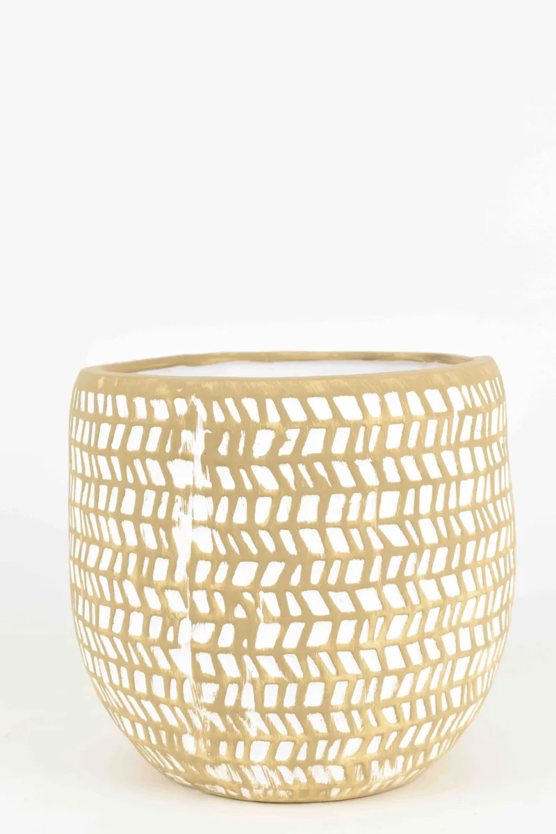 Classic Ceramic Planter — 8.5" Dia × 9.5" Height — Primary View