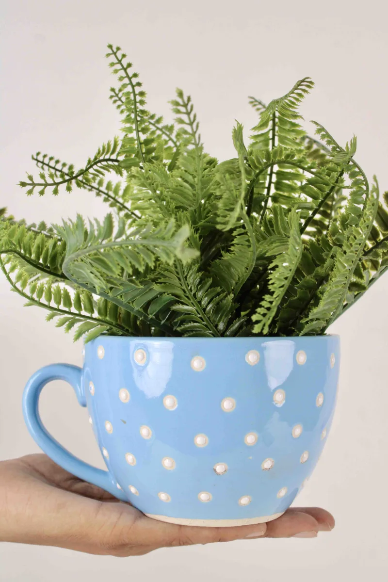 Classic Ceramic Planter — 8.5" Dia × 6.5" Height — Primary View