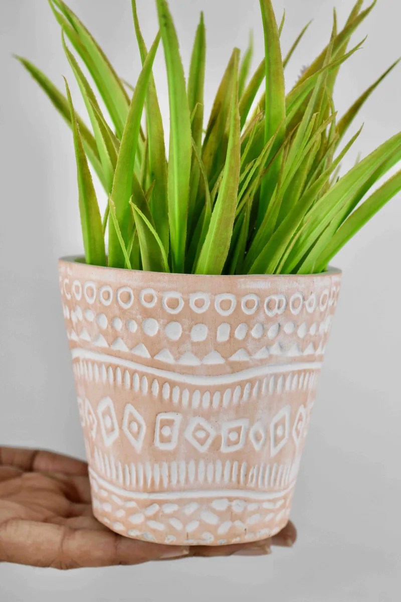 Classic Ceramic Planter — 7.5" Dia × 7.5" Height — Primary View