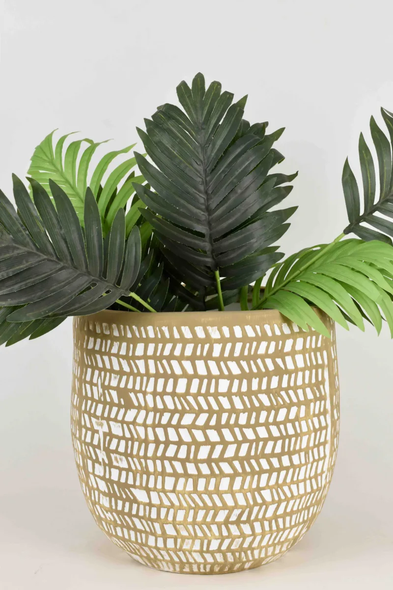 Classic Ceramic Planter — 7" Dia × 4" Height — Primary View