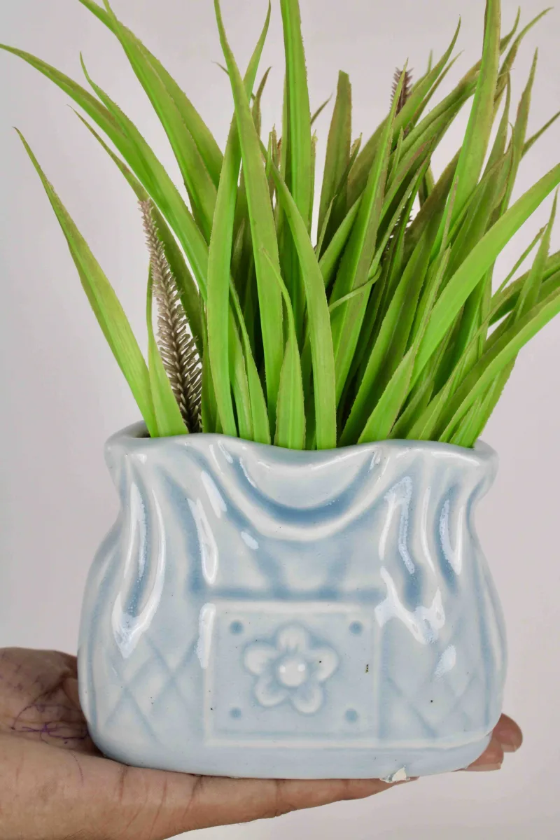 Classic Ceramic Planter — 5.5" Dia × 4.5" Height — Primary View