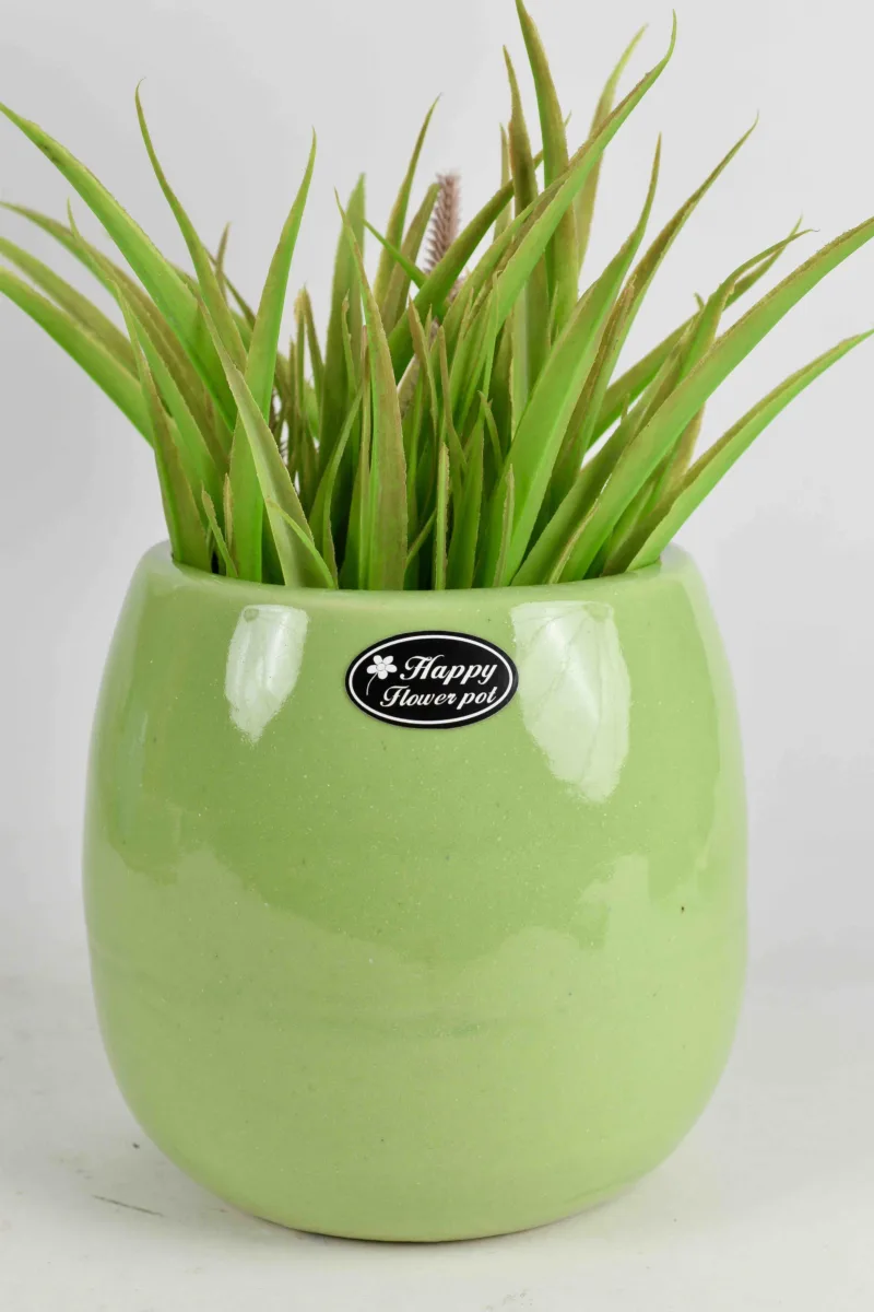 Classic Ceramic Planter — 6" Dia × 6" Height — Primary View
